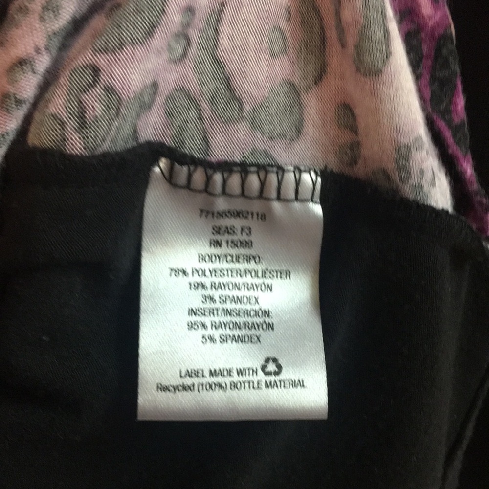 β2 in 1β Purple Leopard & Black Jersey Tunic - Picture 7 of 7